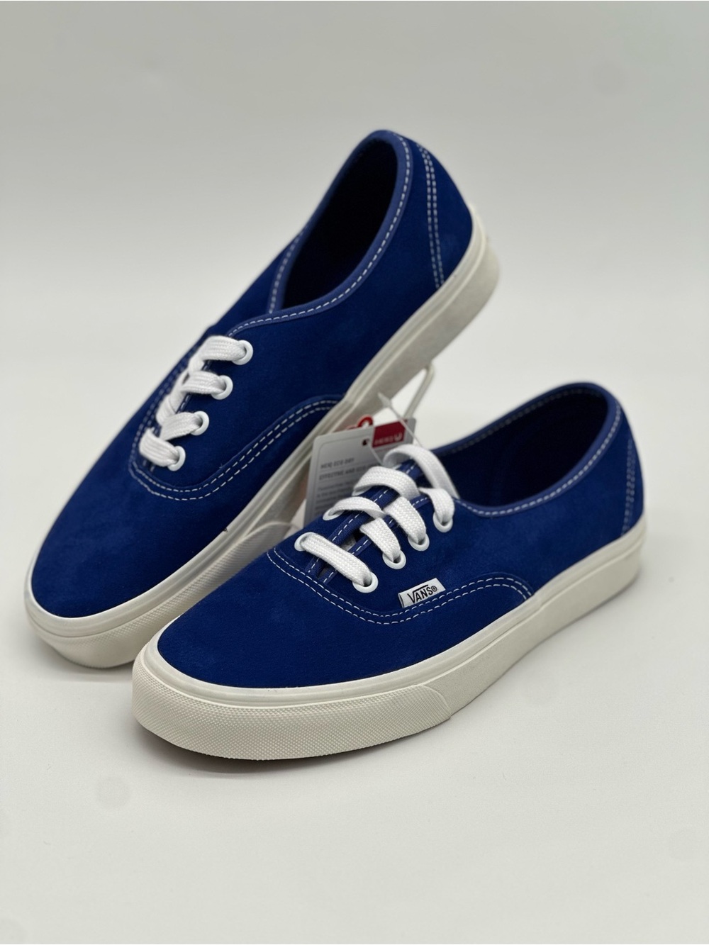 Vans Navy Low-Top Sneakers with White Soles